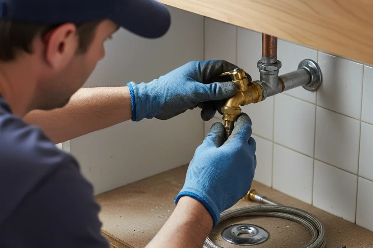 Shutoff valve and fitting work during Repiping in Captiva
